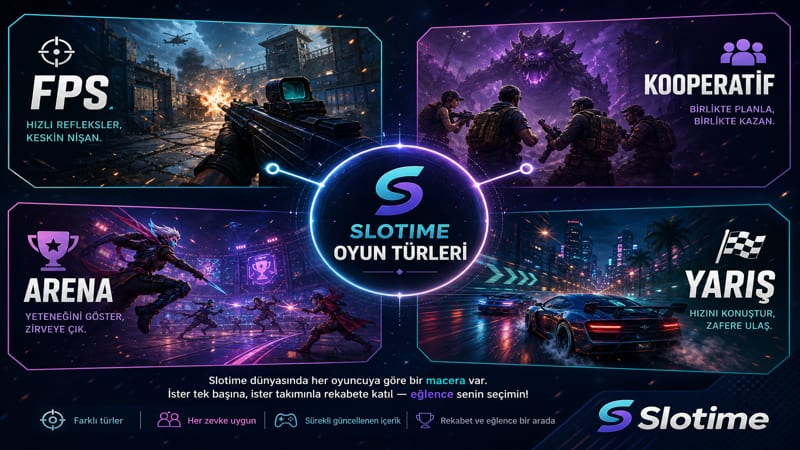 Slotime Oyun Türleri