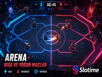 Slotime Taktik Arena Oyunları - Kısa ve Yoğun Karşılaşmalar